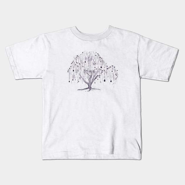 Ideas from Natures - Dark Kids T-Shirt by PixelSamuel